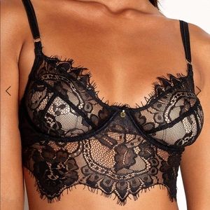 GOOSEBERRY INTIMATES Black Be Mine Bra